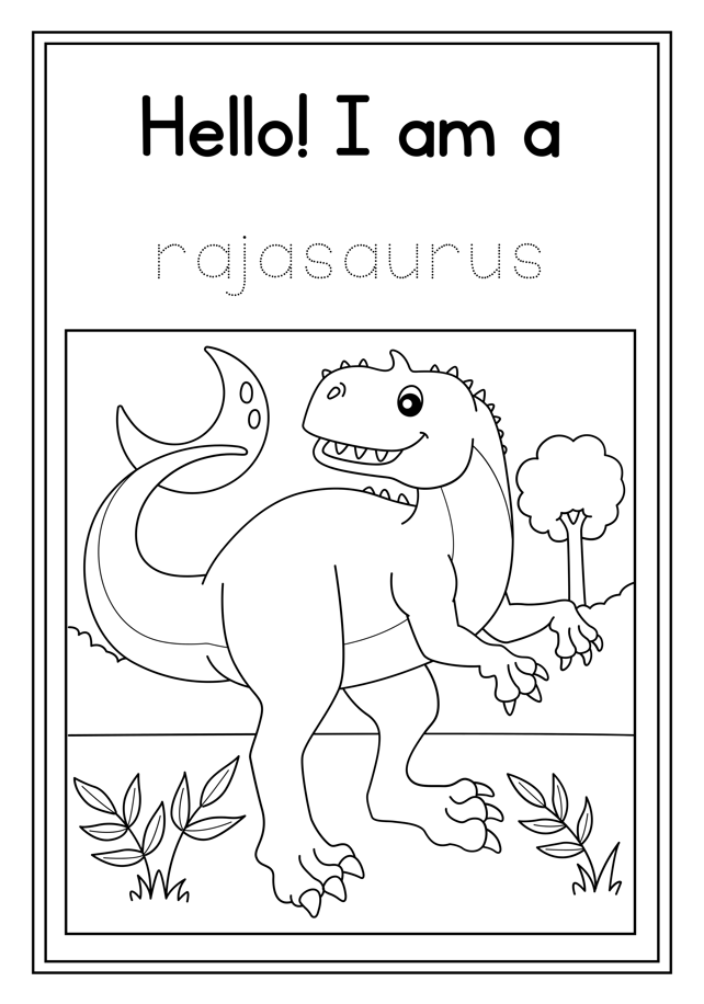 Dinosaur coloring book - MagicCrayons