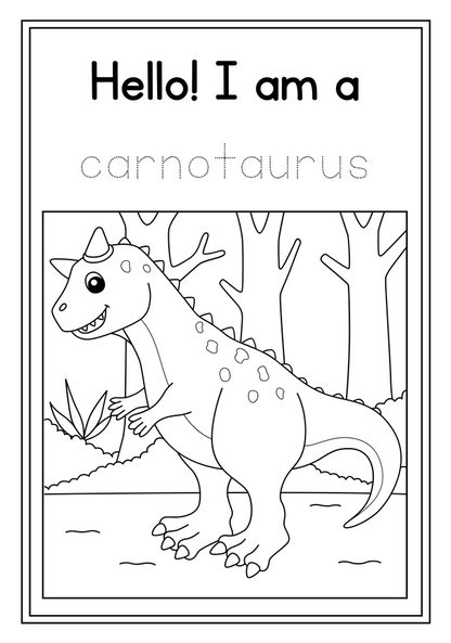 Dinosaur coloring book - MagicCrayons