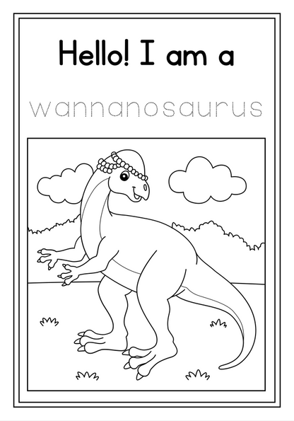 Dinosaur coloring book - MagicCrayons