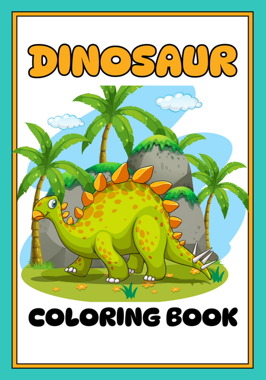 Dinosaur coloring book - MagicCrayons