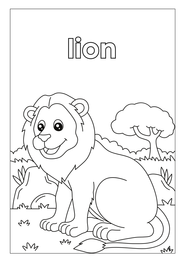 Animal Habitats Coloring - Magic crayons