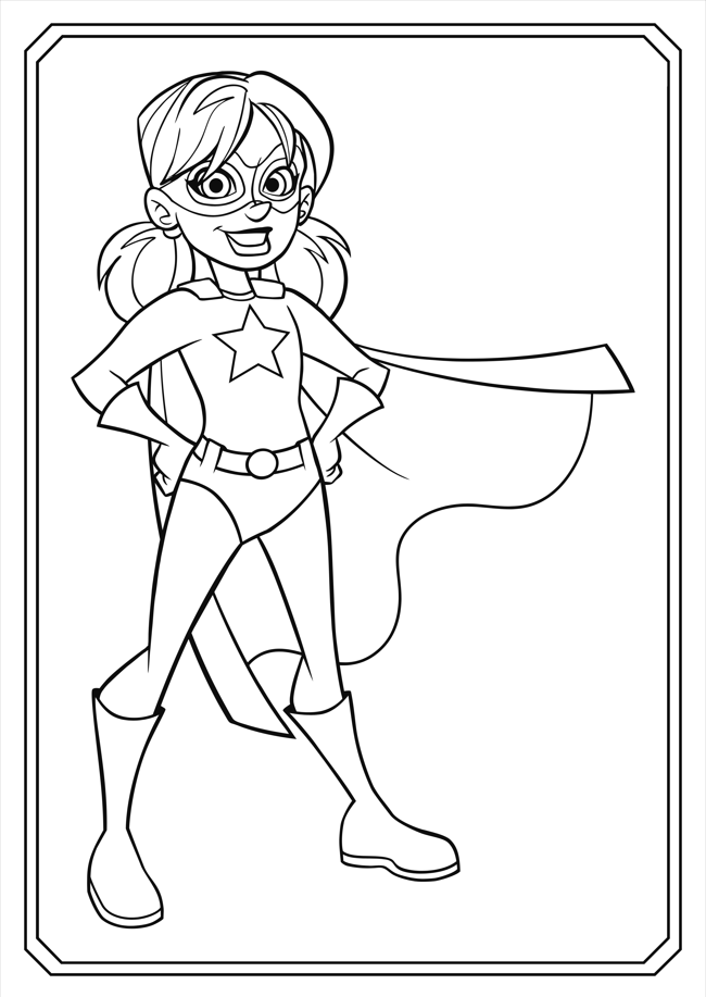 Superhero Coloring Book - Magic Crayons