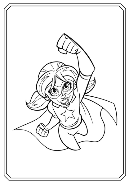 Superhero Coloring Book - Magic Crayons