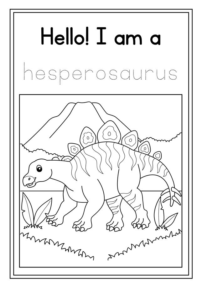 Dinosaur coloring book - MagicCrayons