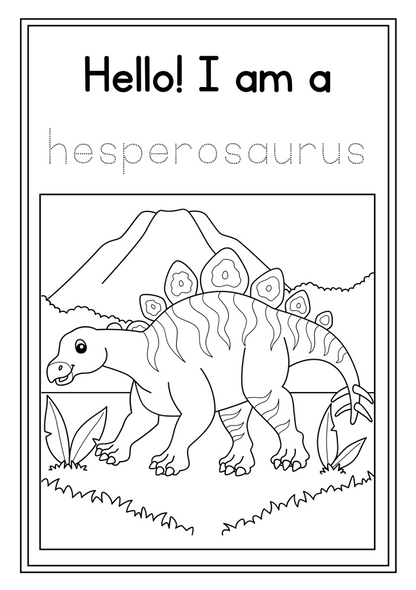 Dinosaur coloring book - MagicCrayons