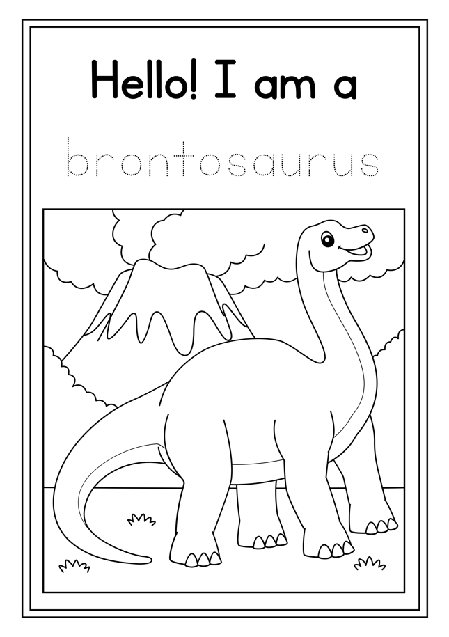 Dinosaur coloring book - MagicCrayons