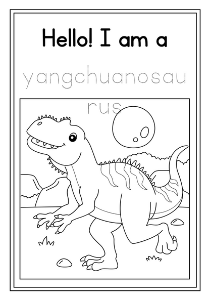 Dinosaur coloring book - MagicCrayons