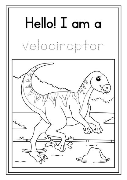 Dinosaur coloring book - MagicCrayons