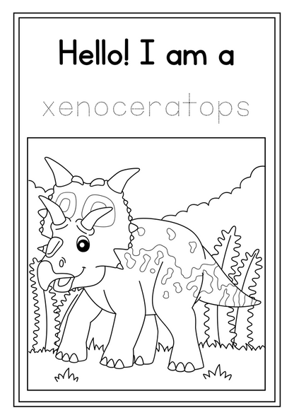 Dinosaur coloring book - MagicCrayons